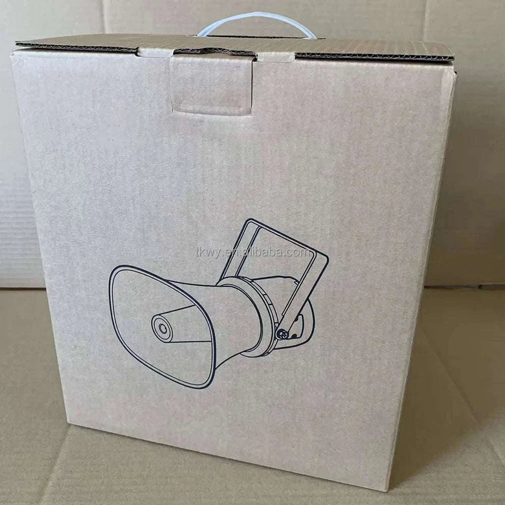 Network Horn Speaker 7W Two-Way Audio Broadcast Alarm Linkage-Default Title