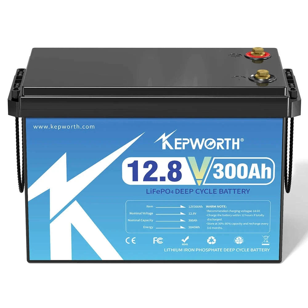 New 12V 50 100 120 135 180 200 300 400Ah LiFePO4 Battery Pack With Upgraded BMS Lithium Power Golf Cart RV Campers Off-Road-12V 100Ah Bluetooth / United States