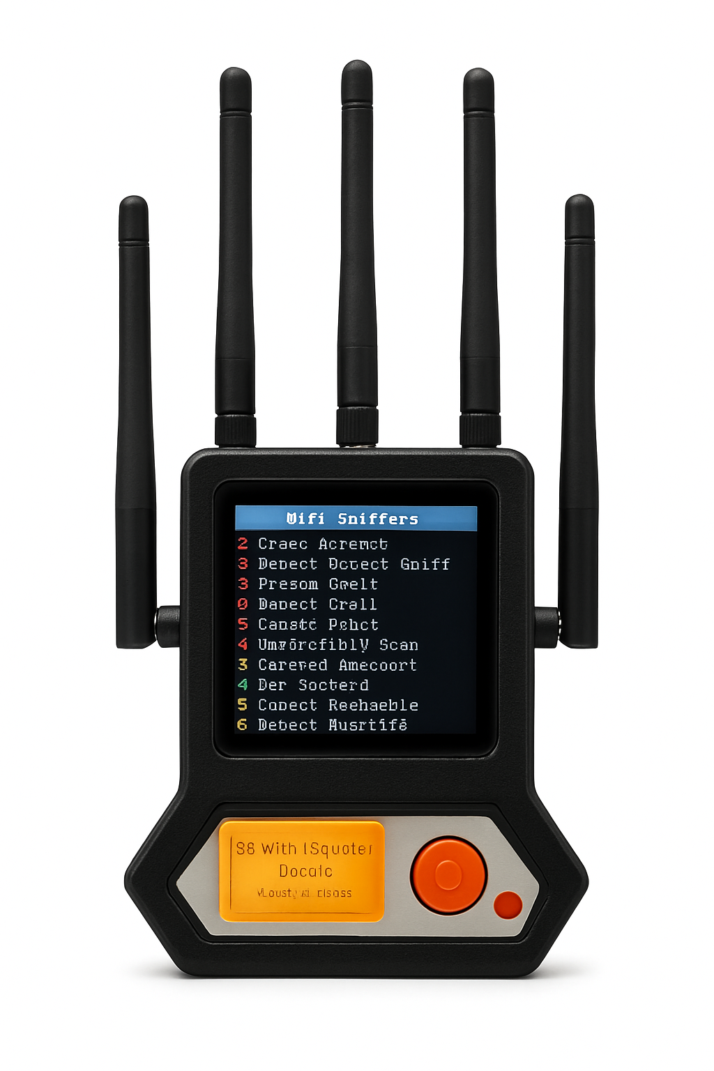 Moduł ESP32 Marauder 4 w 1 z anteną, USB, GPS i baterią