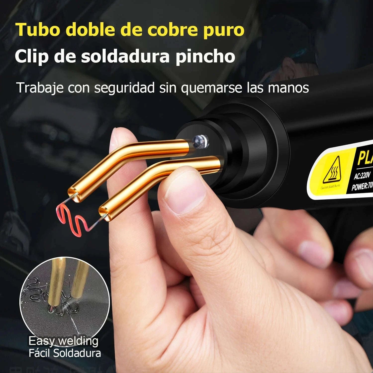 New Plastic Welding Gun Car Bumper Repair Kit-Paper box set / 220V / spain