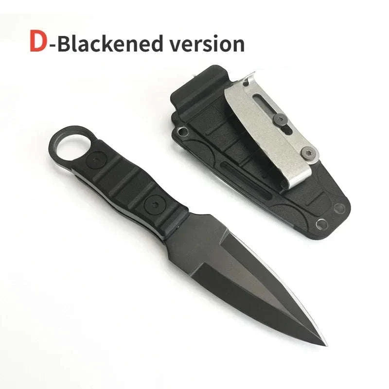 New Pocket Knife Outdoor Small Straight Knife with K Sheath-D