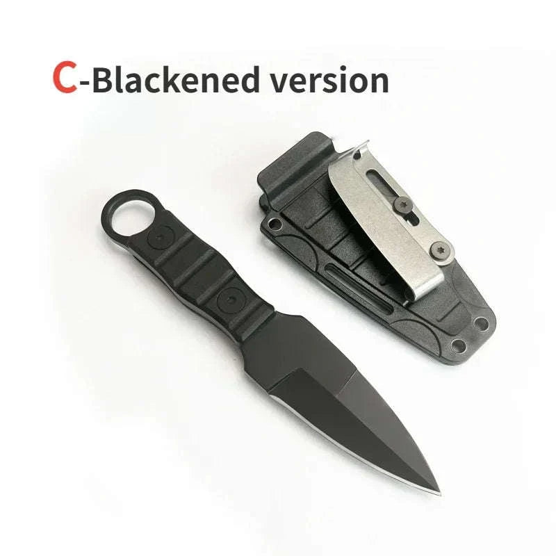 New Pocket Knife Outdoor Small Straight Knife with K Sheath-D