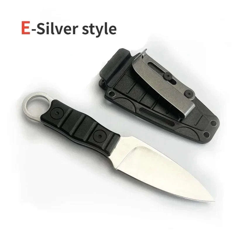 New Pocket Knife Outdoor Small Straight Knife with K Sheath-D