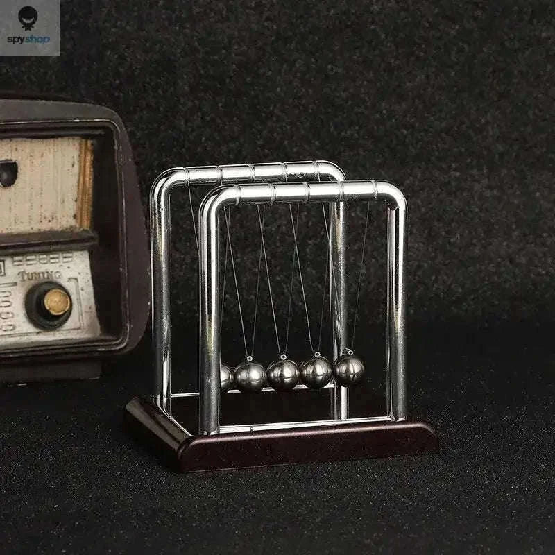 Newton's Cradle Desktop Toy for Desk Decor and Focus-Little T Pool