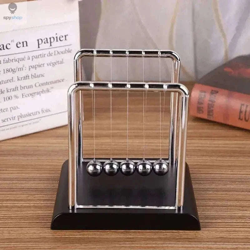 Newton's Cradle Desktop Toy for Desk Decor and Focus-Little T Pool