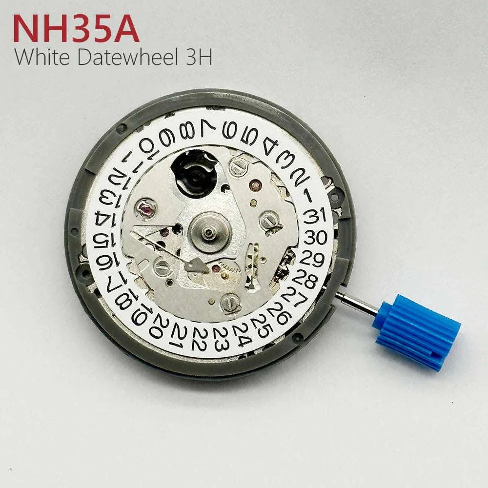 NH35 Automatic Watch Movement 24 Jewels 41H Power Reserve Date 3H-Default Title