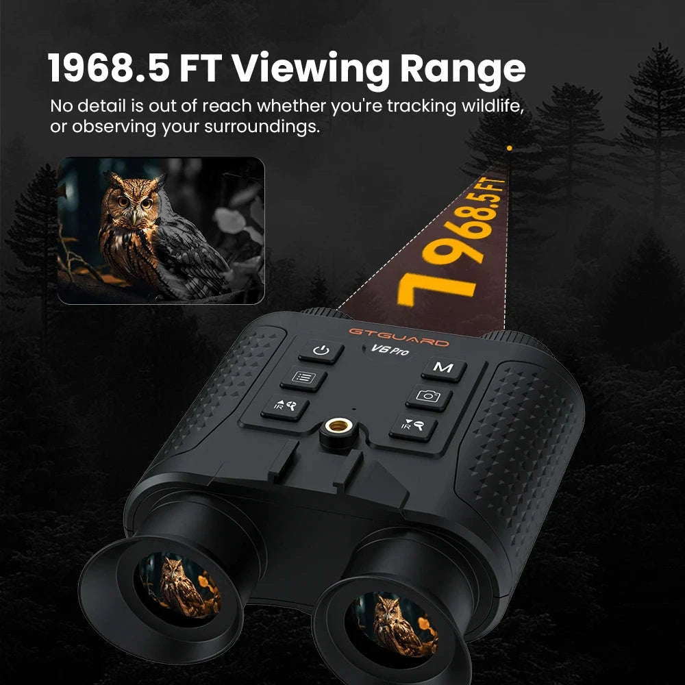 Night Vision Binoculars 4K 8X Digital Zoom-1No measure distance / Poland