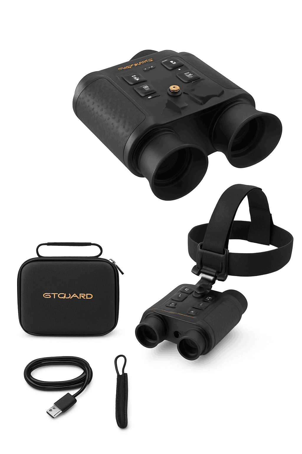 Night Vision Binoculars 4K 8X Digital Zoom-1No measure distance / Poland