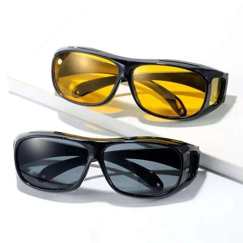 Night Vision Sunglasses for Safer, Clearer Night Driving-NVDS-Black