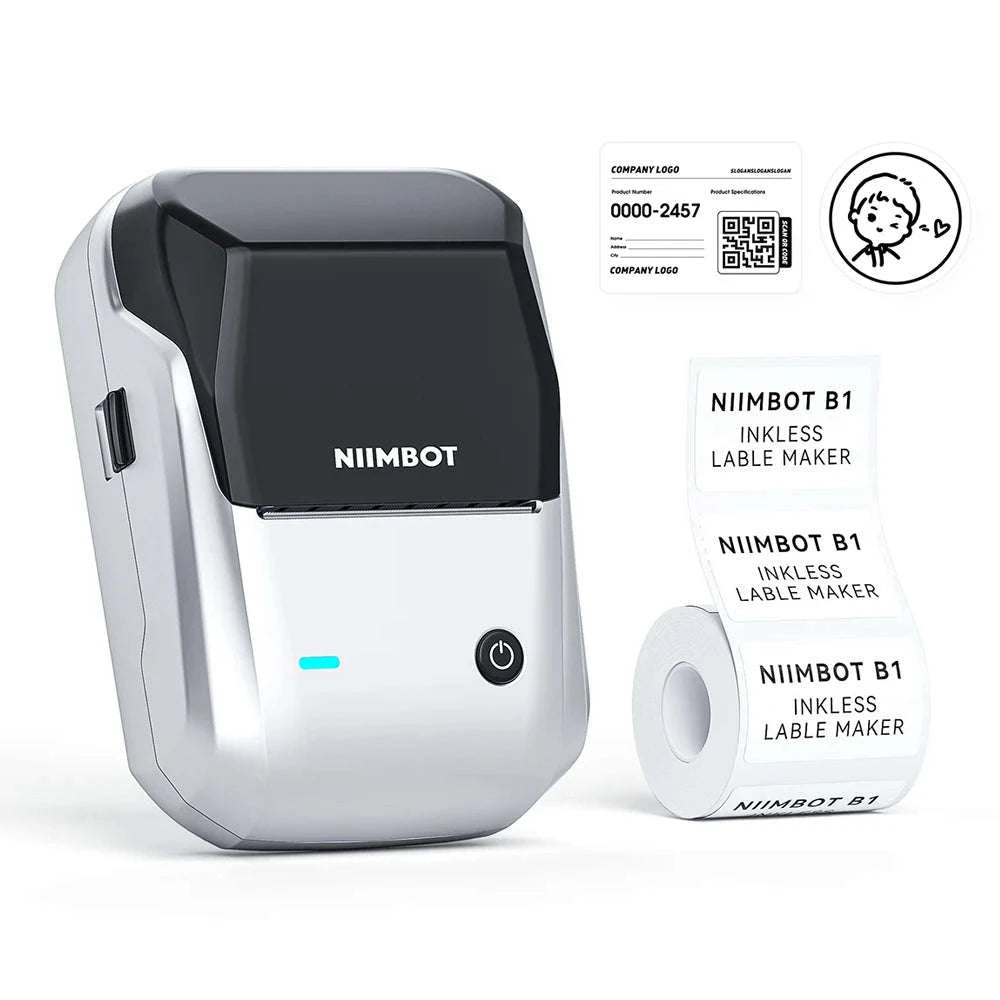 NIIMBOT B1 Portable Thermal Label Printer-Green-50x80-3R / China Mainland