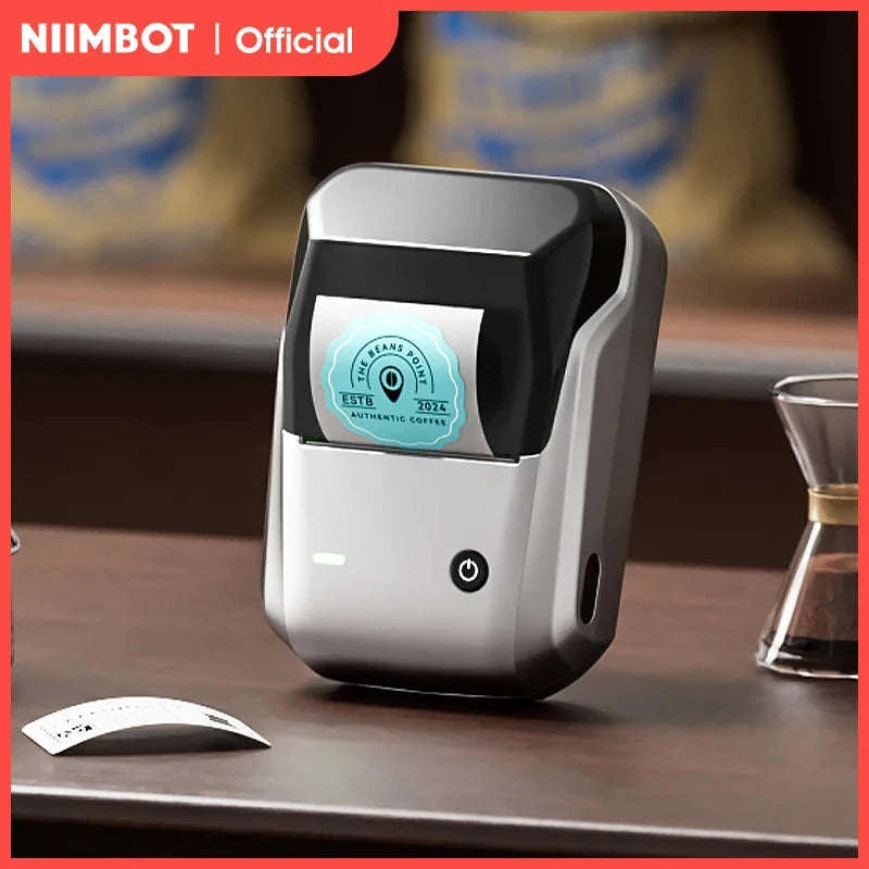NIIMBOT B1 Portable Thermal Label Printer-Green-50x80-3R / China Mainland