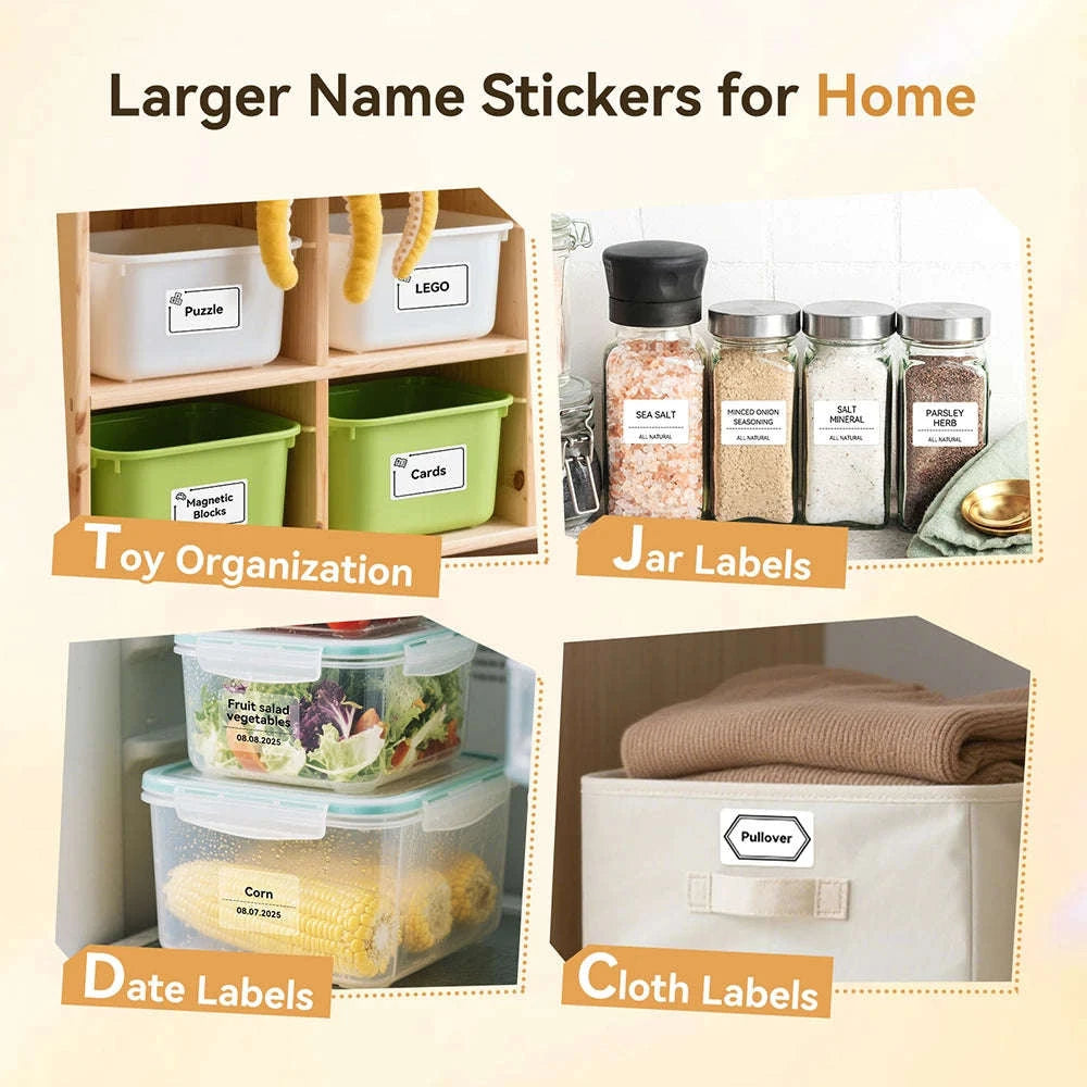 NiiMbot B21 Mini Thermal Printer Wireless Label Maker-Pink-50Round-2Rolls / China Mainland