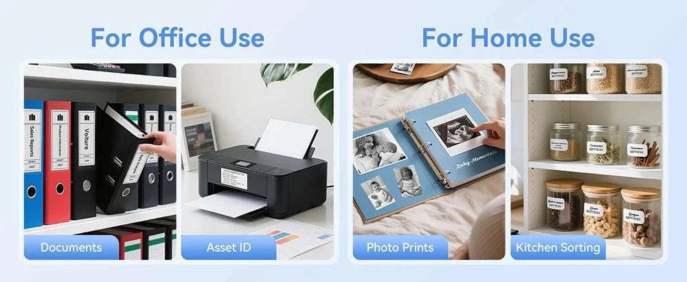 Niimbot B4 Wireless Thermal Label Printer 20–110mm Width-B4-50Round-2Rolls / China Mainland