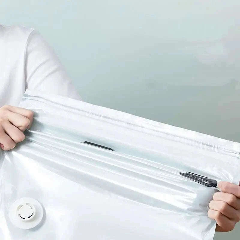 No-Pump Vacuum Storage Bags for Fast Space-Saving Storage-flat Vacuum Bag S