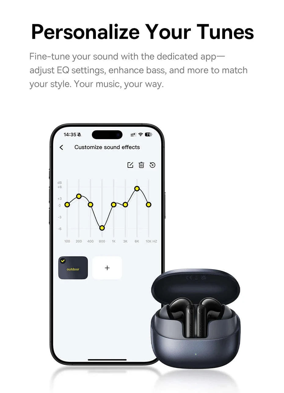 Noise Cancelling Wireless Earbuds with LDAC & 6-Mic Clear Calls-Blue / United States