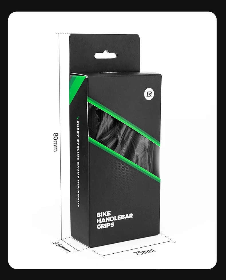 Non-Slip Bike Handlebar Grips with Locking Rings and Reflective Strips-2023-14A2