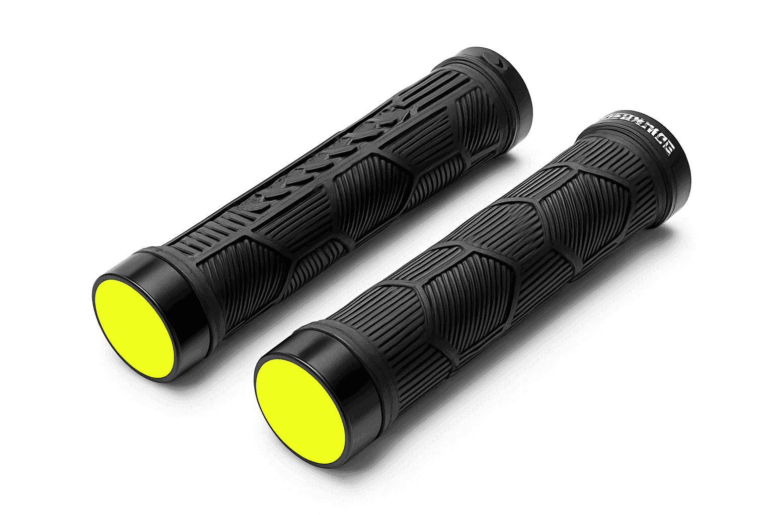 Non-Slip Bike Handlebar Grips with Locking Rings and Reflective Strips-2023-14A2