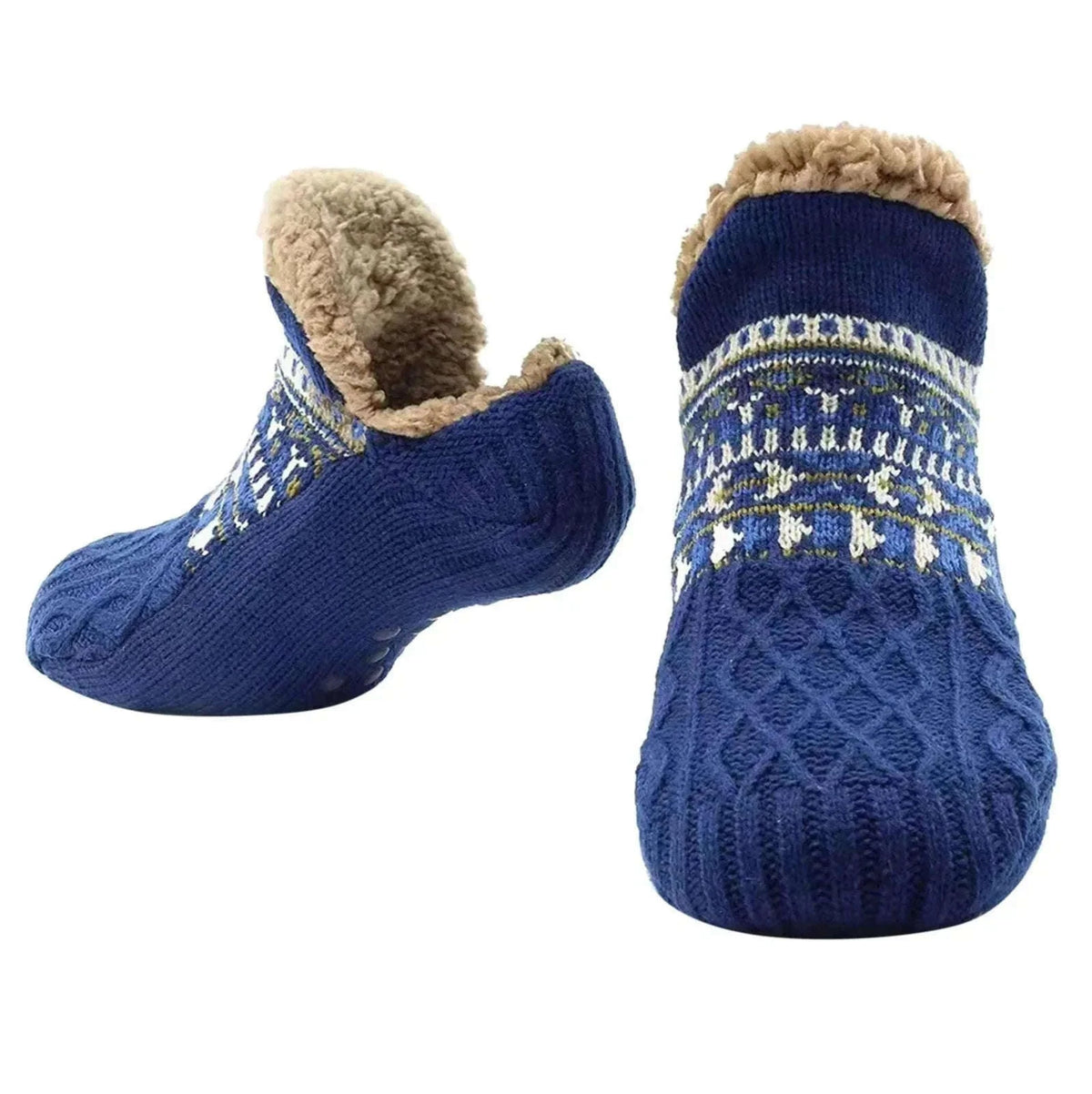 Non-Slip Floor Socks for Warm, Cozy Comfort at Home-Grey / 43-45(28cm)
