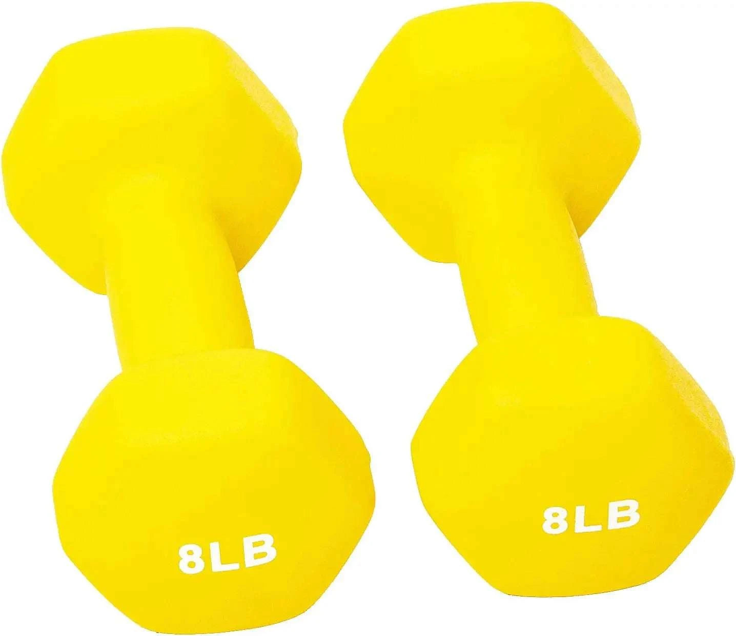 Non-Slip Hex Dumbbell Set of 2 with Ergonomic Grip-United States