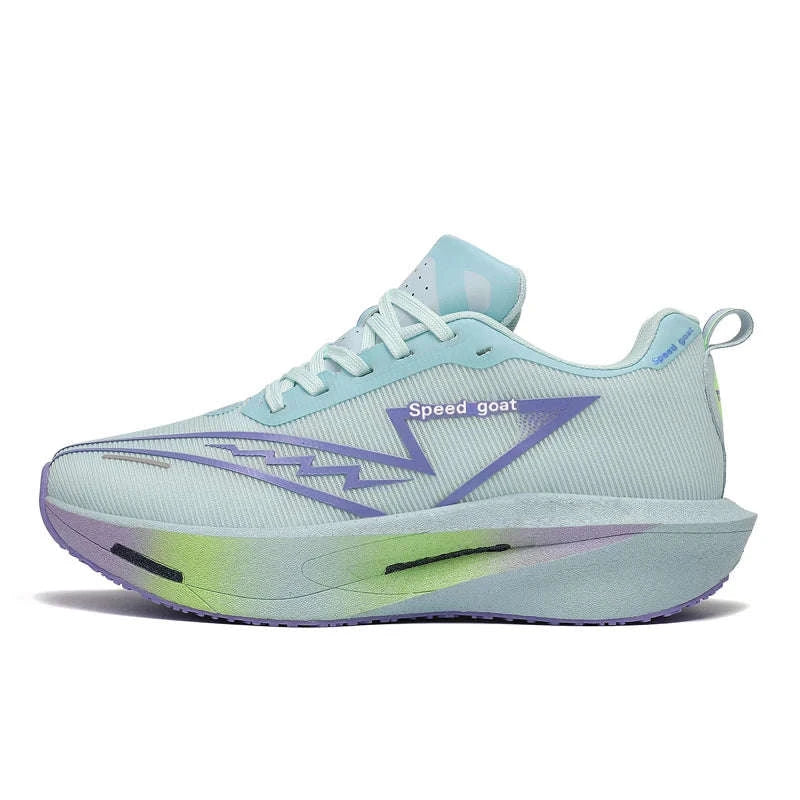Non-Slip Shock-Absorbing Carbon Plate Sports Casual Shoes-BLUE WHITE / 39