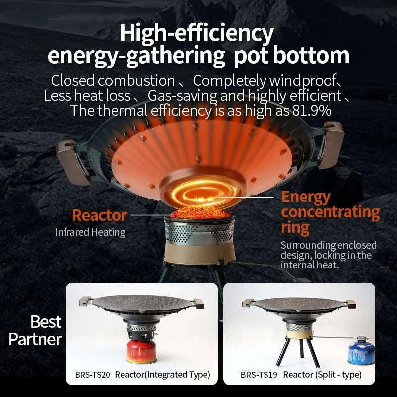 Non-Stick Korean BBQ Grill Pan for Stovetop and Outdoor Cooking-34cm
