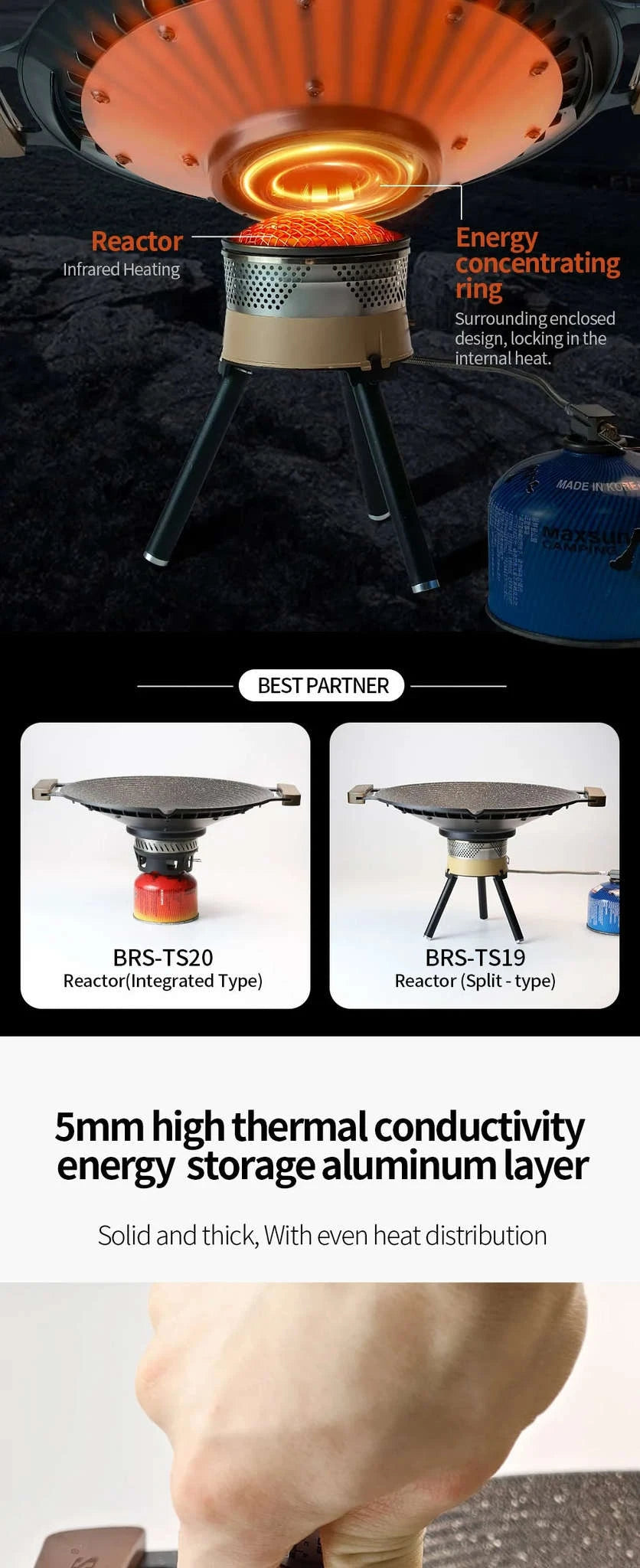 Non-Stick Korean BBQ Grill Pan for Stovetop and Outdoor Cooking-34cm