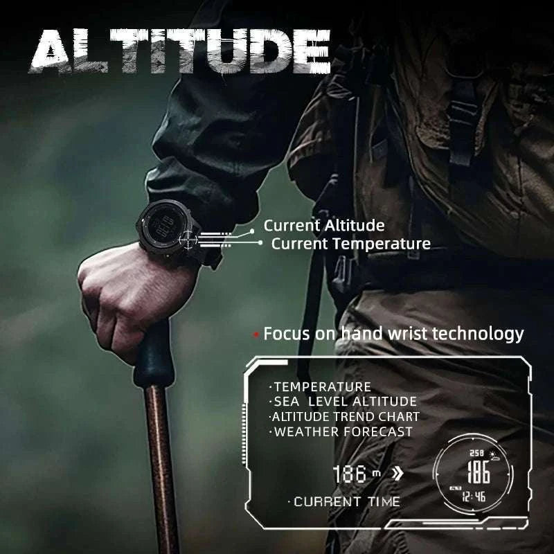 North Edge Apache-46 Outdoor Digital Sports Watch-Default Title