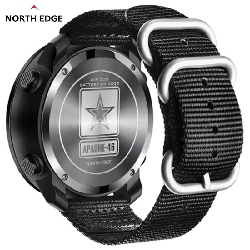 North Edge Apache-46 Outdoor Digital Sports Watch-Default Title
