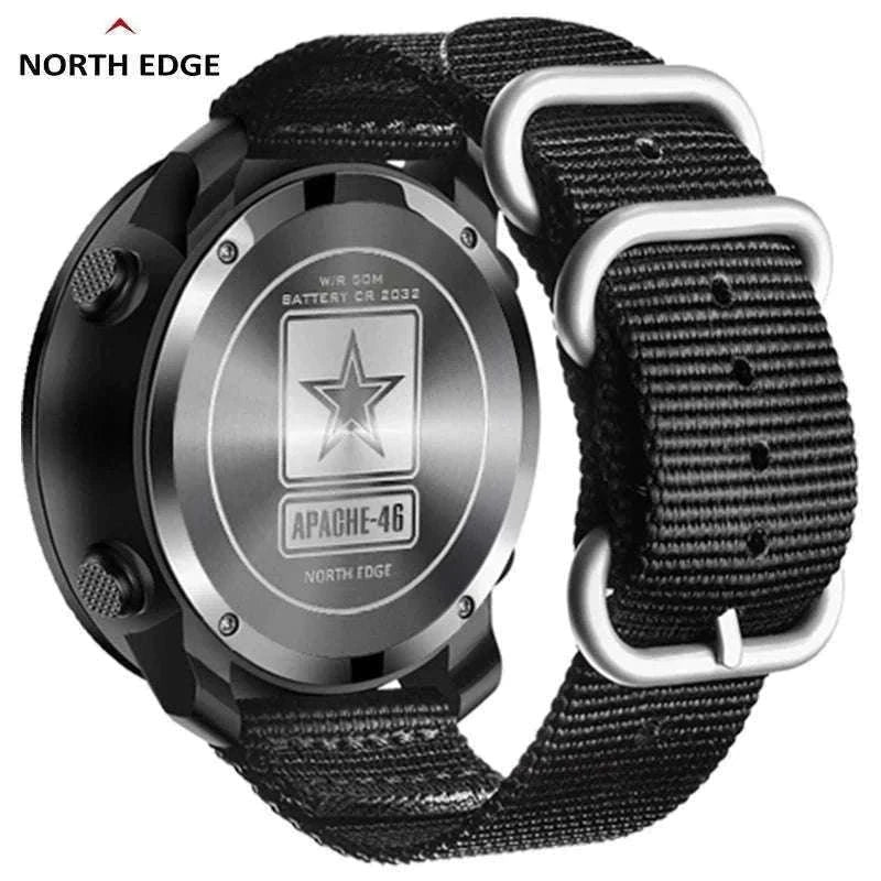 North Edge Apache-46 Outdoor Digital Sports Watch-Default Title