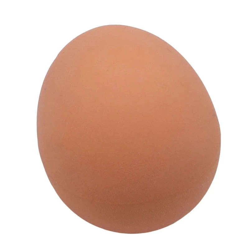 Novelty Bouncy Egg Rubber Toy – Realistic Farm Hatching Egg-Default Title
