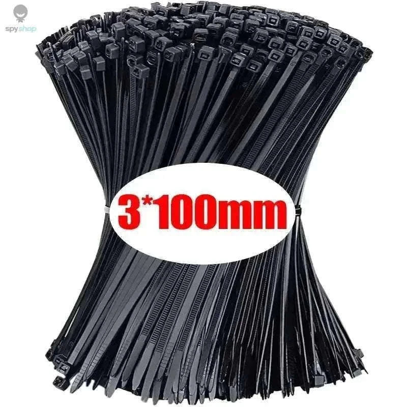 Nylon Self-Locking Cable Ties for Clean, Secure Cable Management-White(4x200mm) / 200pcs
