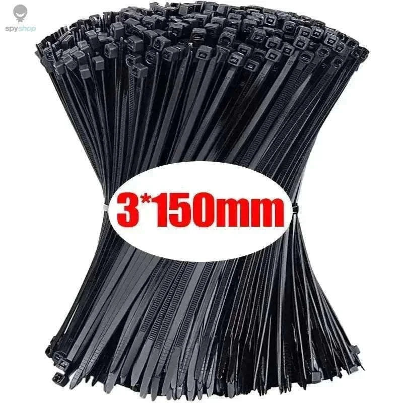 Nylon Self-Locking Cable Ties for Clean, Secure Cable Management-White(4x200mm) / 200pcs