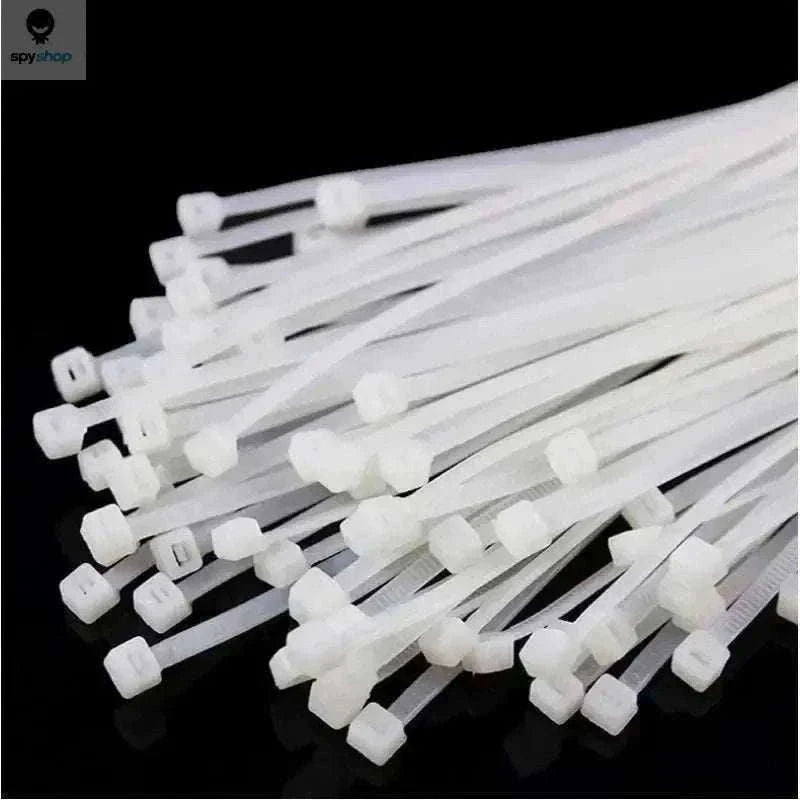 Nylon Self-Locking Cable Ties for Clean, Secure Cable Management-White(4x200mm) / 200pcs