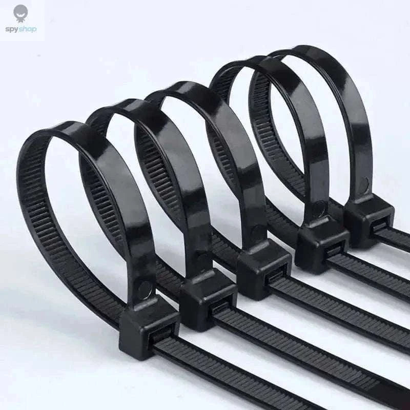 Nylon Self-Locking Cable Ties Pack – Strong, Reliable Cable Management-White(4x200mm) / 200pcs