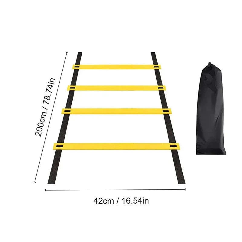 Nylon-Strapped Agility Ladder – Training for Speed and Footwork-2m