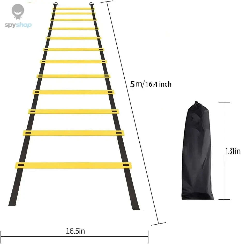 Nylon-Strapped Agility Ladder – Training for Speed and Footwork-2m