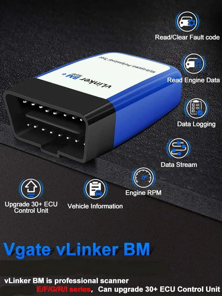 OBD2 Bluetooth 4.0 Car Diagnostic Scanner-BT3.0 Android / China Mainland