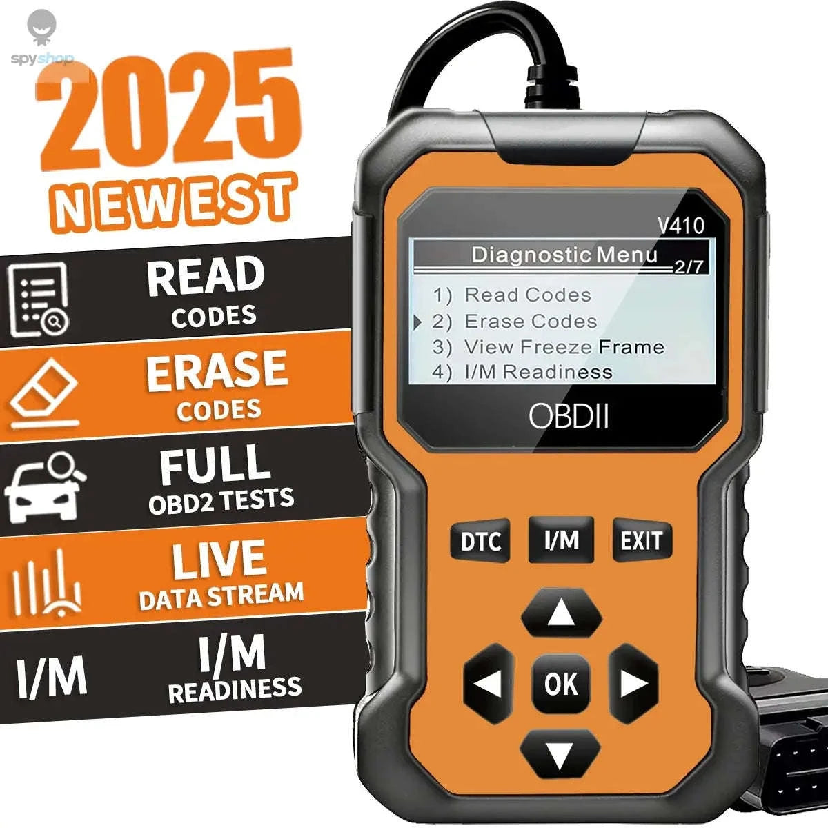 OBD2 Car Diagnostic Code Reader Scanner-Orange