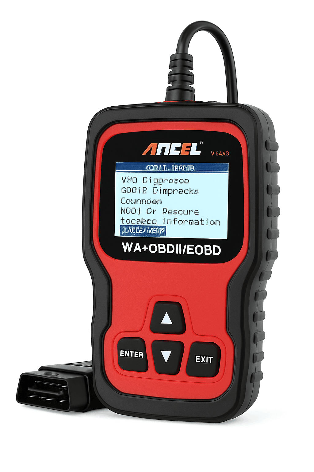 OBD2 Diagnostic Scanner Full System Scan Tool-Red