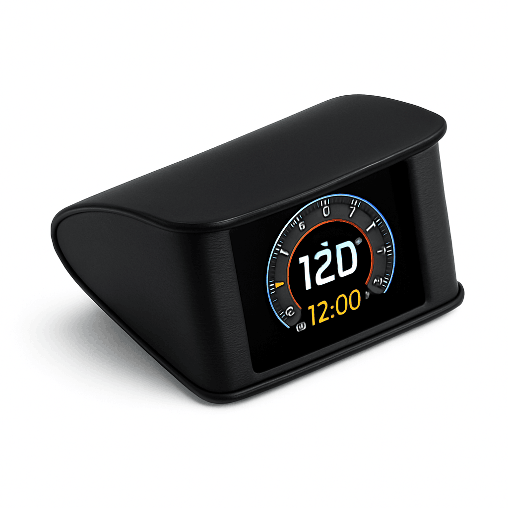 OBD2 Head Up Display Digital Speedometer with Overspeed Alarm-Default Title