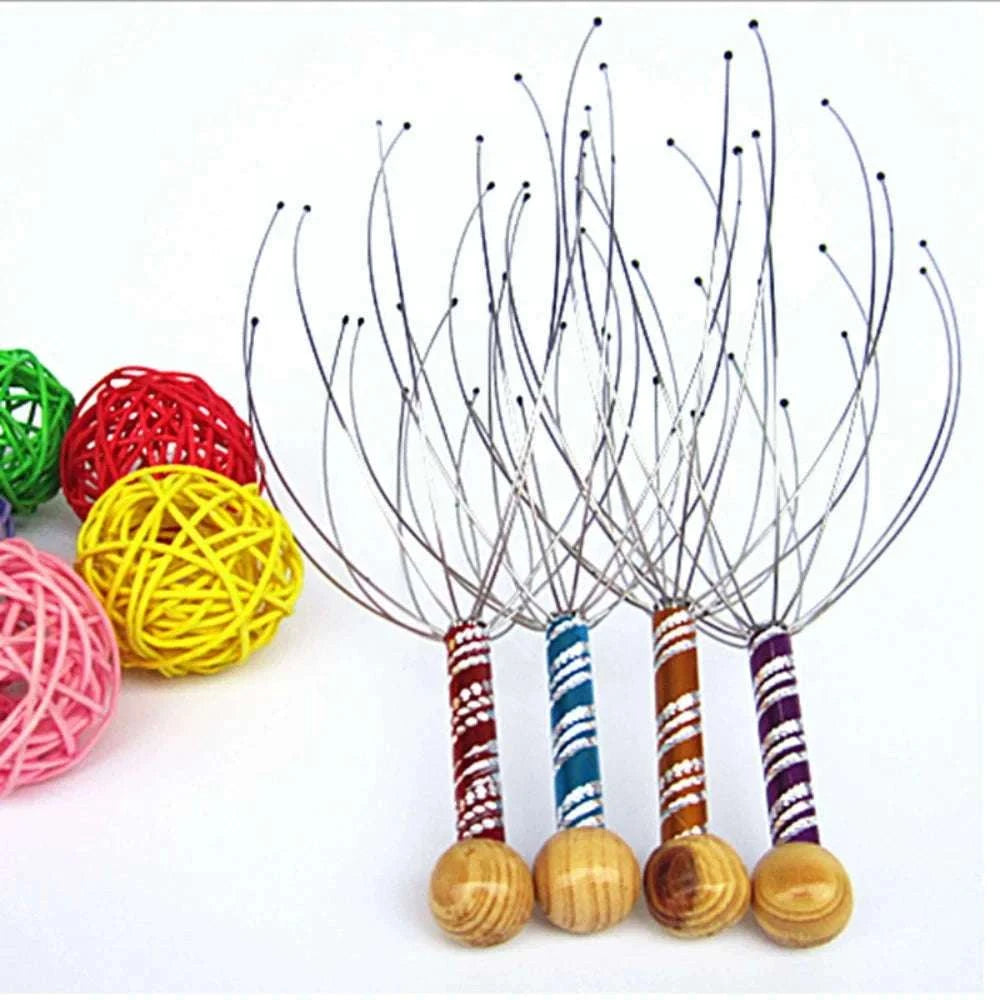 Octopus Head Massager for Relaxing Scalp Relief-1pc Random color
