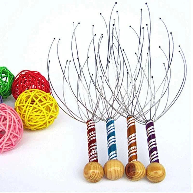 Octopus Head Massager for Relaxing Scalp Relief-1pc Random color