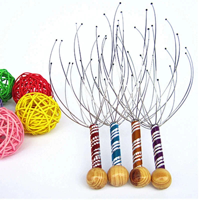 Octopus Head Massager for Relaxing Scalp Relief-1pc Random color