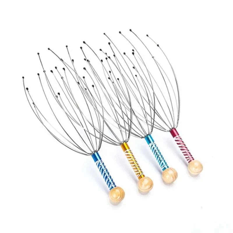 Octopus Head Massager for Relaxing Scalp Relief-1pc Random color
