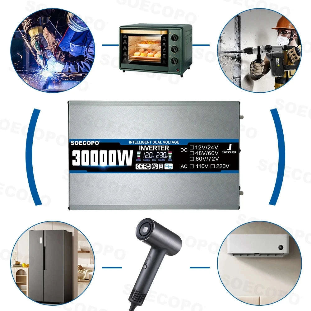 Off-Grid Solar Power Kit 2200W Inverter with 20W Panel-220V Solar Kit