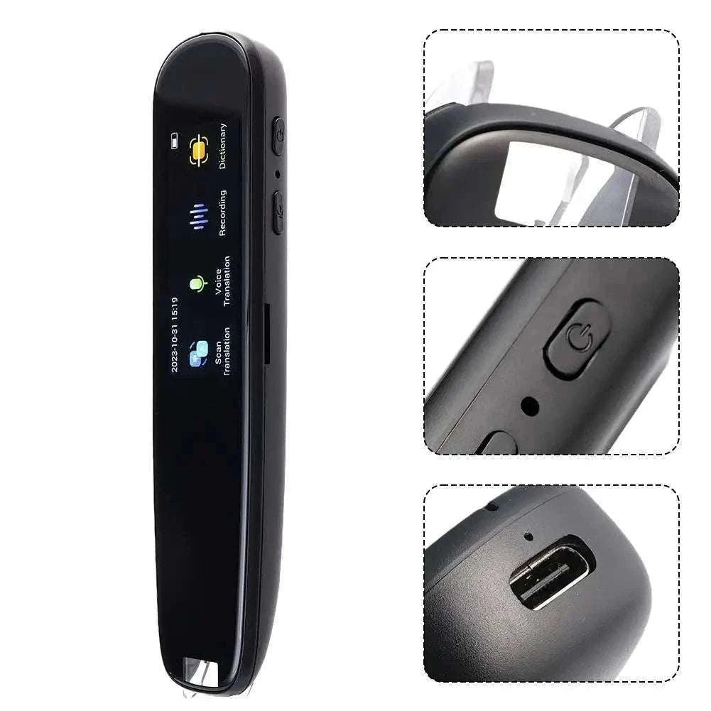 Offline Translation Pen with 123-Language Scanning Support-black / JP