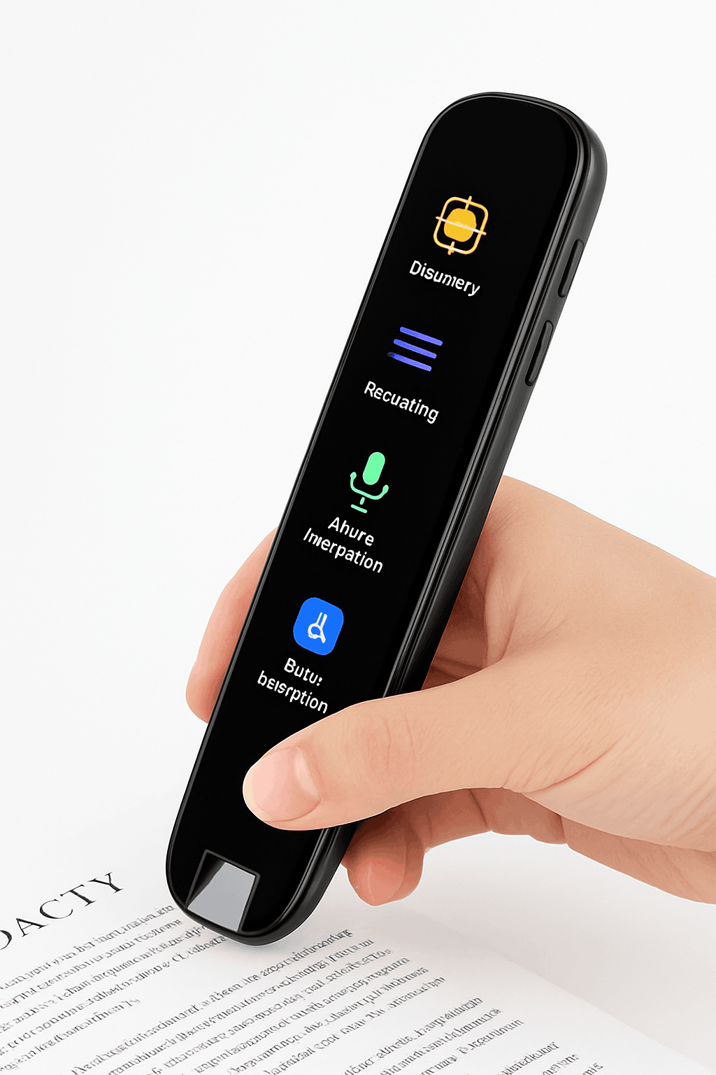 Offline Translation Pen with 123-Language Scanning Support-black / JP