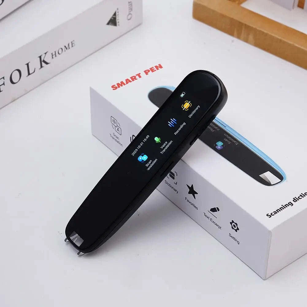 Offline Translation Pen with Intelligent Scanning and 123‑Language Support-black / JP