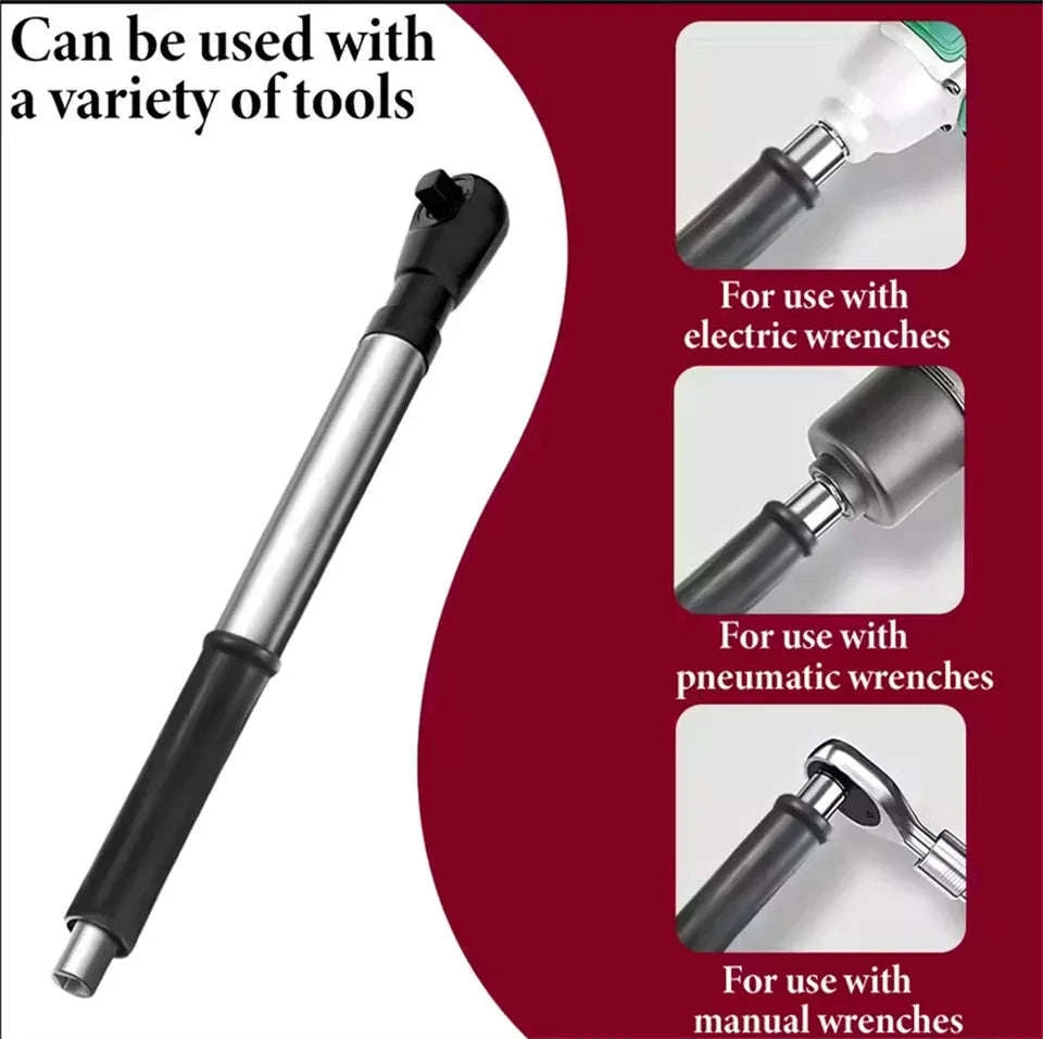 Offset Extension Wrench for Tight Spaces with Socket Adapters-United States