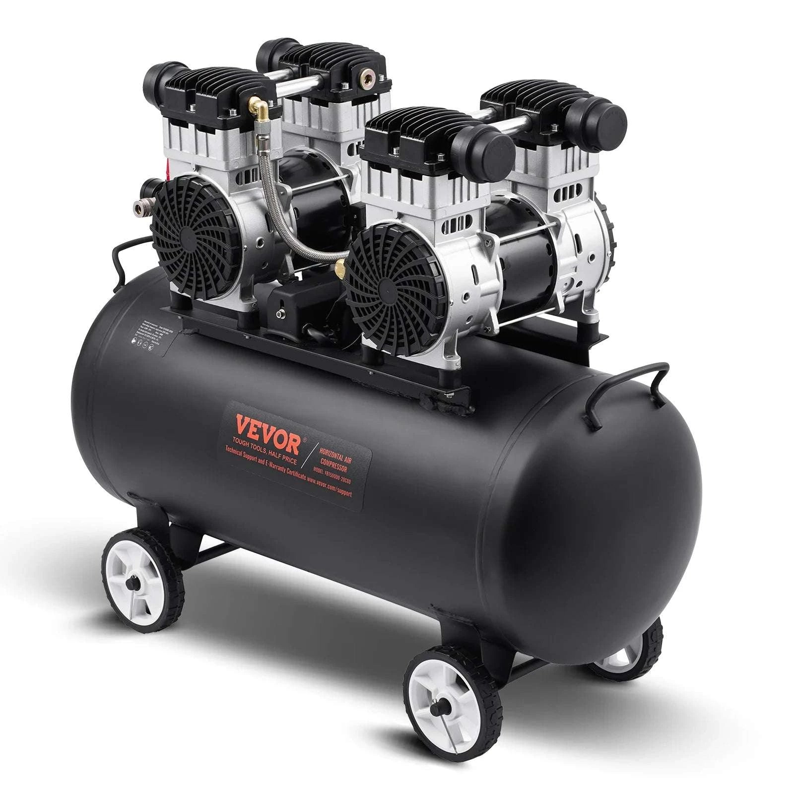 Oil-Free Air Compressor 125PSI Quiet Electric Pump for Tire & Tools-4L / United States